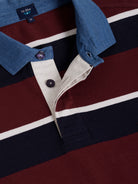 RUGBY ROJO ALGODÓN MANGA LARGA REGULAR FIT MR. AZUL