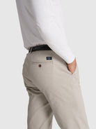BEIGE COTTON REGULAR FIT MR. BLUE