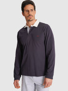 RUGBY BLUE COTTON LONG SLEEVE REGULAR FIT MR. BLUE