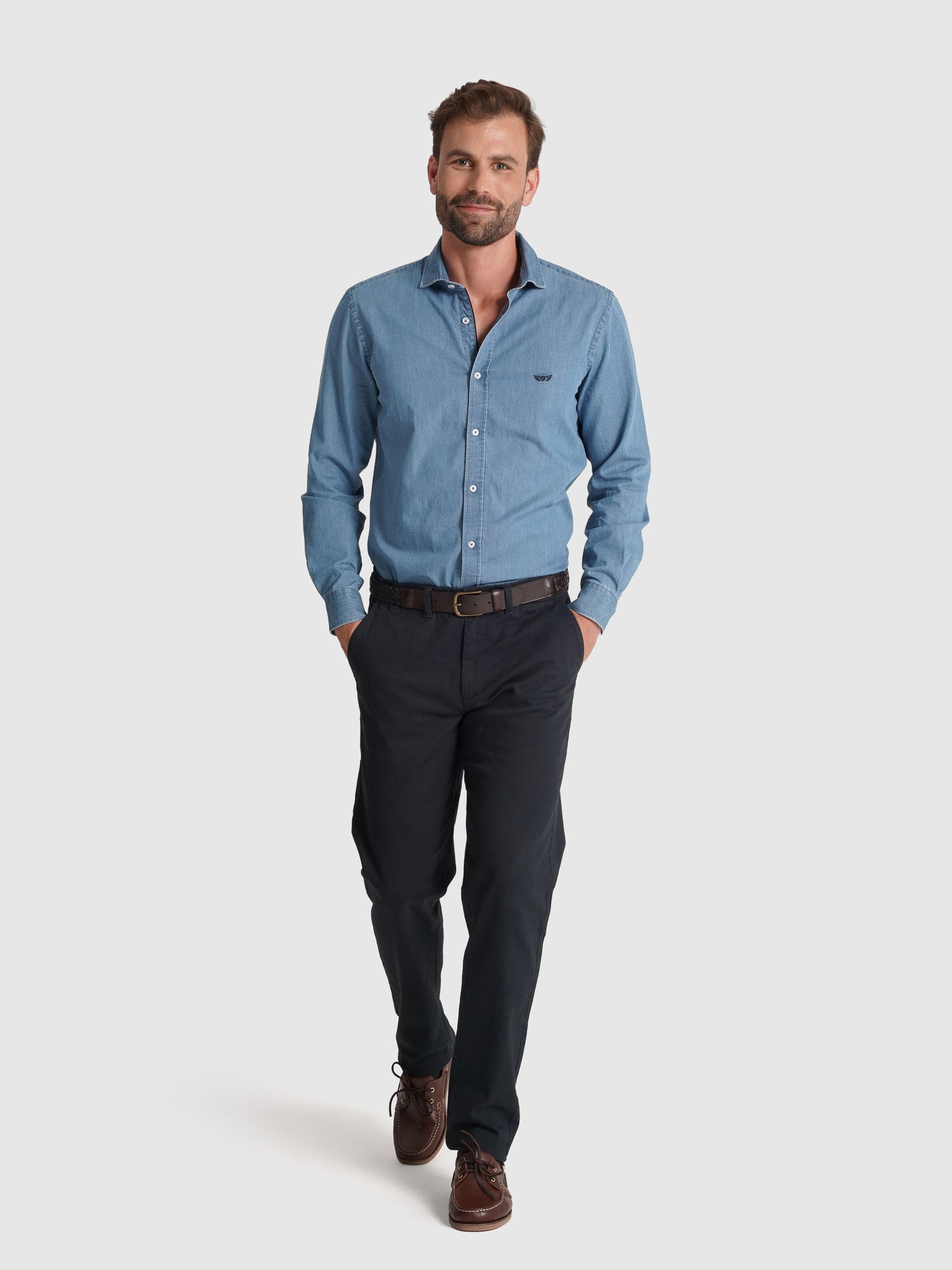 BLUE COTTON REGULAR FIT MR. BLUE