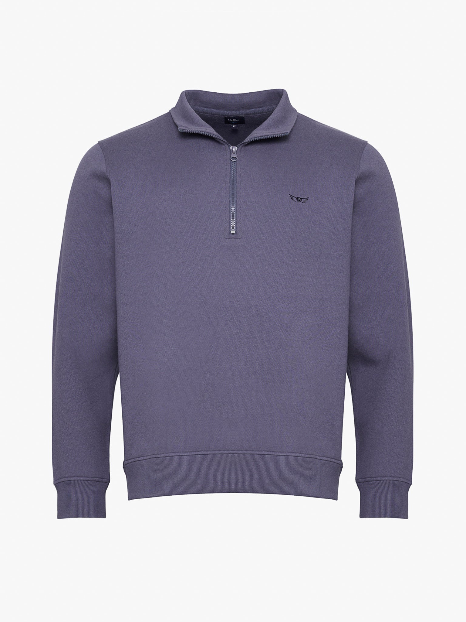 BLUE COTTON HOODIE LONG SLEEVE REGULAR FIT MR. BLUE