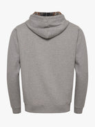 SUDADERA GRIS CON CAPUCHA REGULAR FIT MR. AZUL