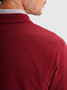 POLO BORDEAUX MANGA COMPRIDA REGULAR FIT MR. BLUE