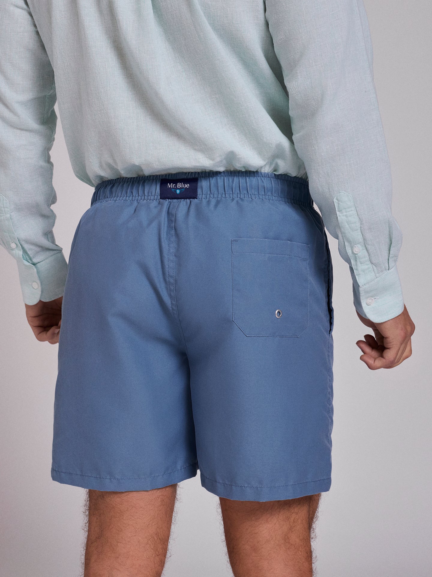 REGULAR FIT MR. BLUE SWIMMING SUIT BLUE