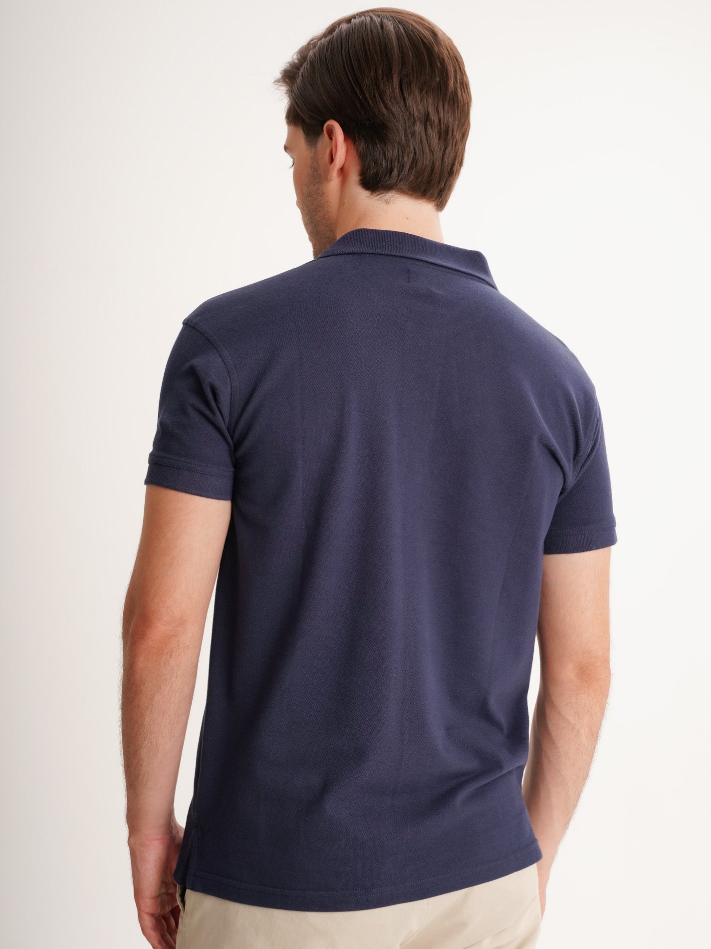 POLO AZUL MANGA CORTA REGULAR FIT MR. AZUL