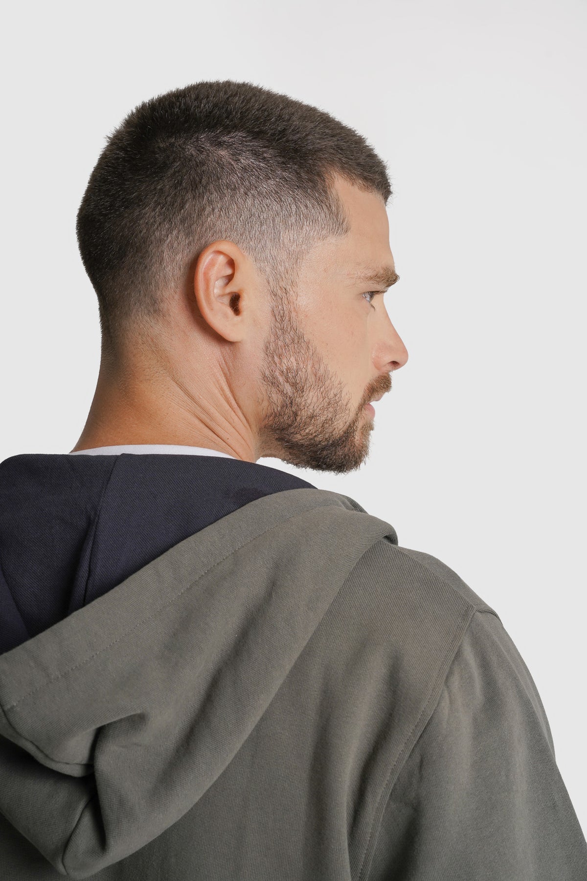 HOODIE ALGODÃO VERDE LISO MR. BLUE