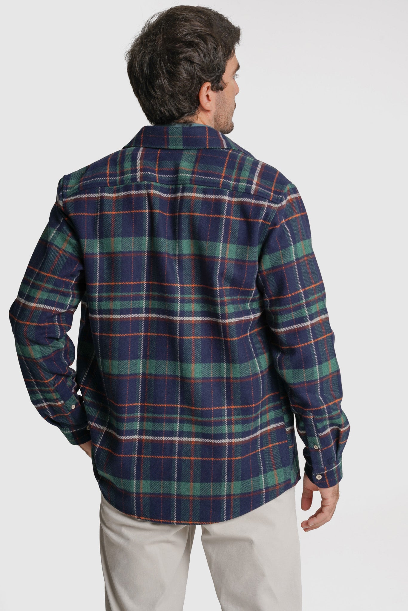 SOBRECAMISA LÃ REGULAR FIT AZUL AO QUADRADO MR. BLUE