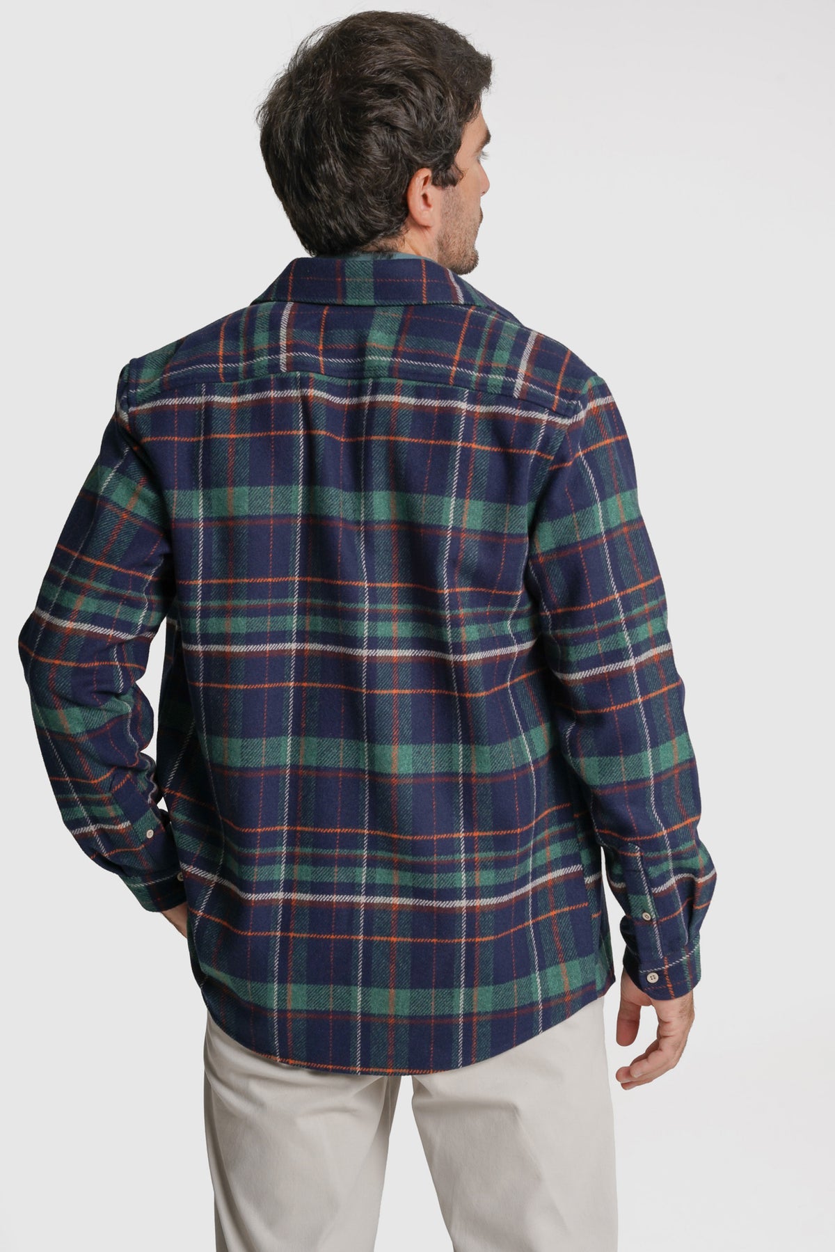 SOBRECAMISA LÃ REGULAR FIT AZUL AO QUADRADO MR. BLUE
