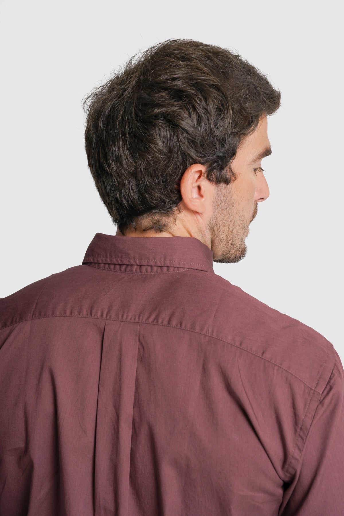 CAMISA ALGODÃO REGULAR FIT ROSA LISA MR. BLUE