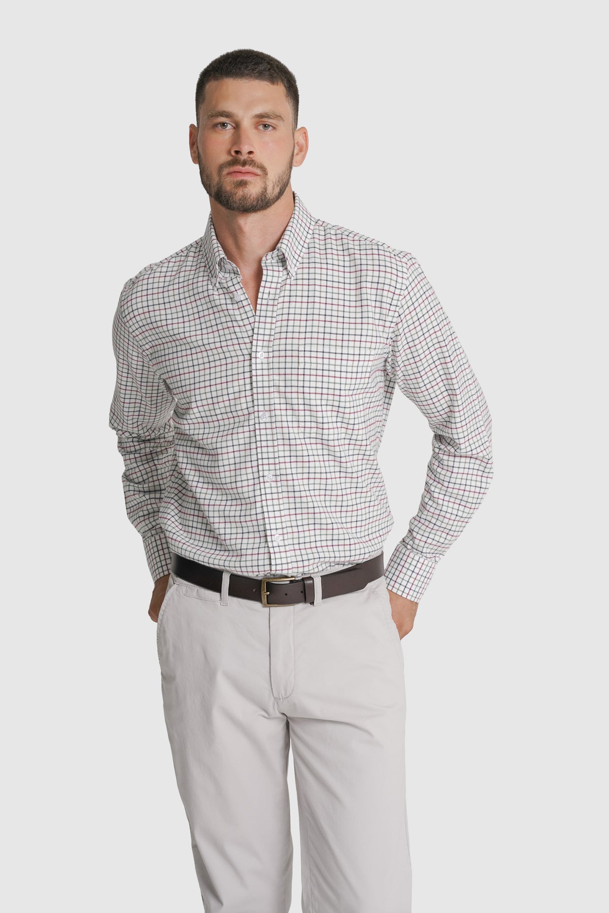 CAMISA FLANELA REGULAR FIT VERDE AO QUADRADO MR. BLUE