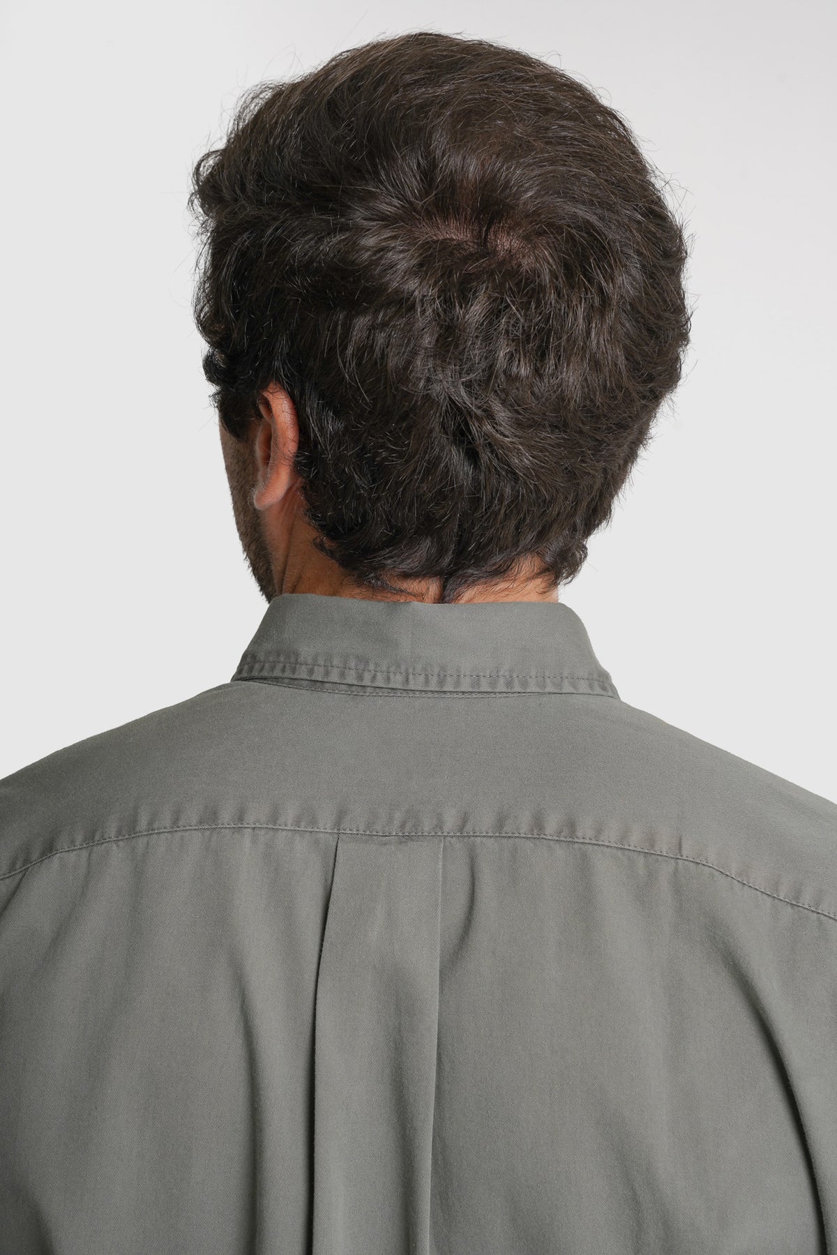 CAMISA TWILL REGULAR FIT VERDE LISA MR. BLUE