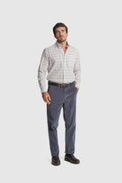 CAMISA FLANELA REGULAR FIT CASTANHA AO QUADRADO MR. BLUE