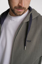 HOODIE ALGODÃO VERDE LISO MR. BLUE