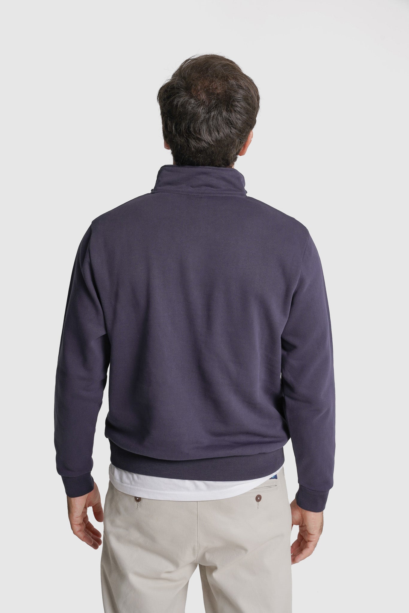 HOODIE ALGODÃO AZUL LISO MR. BLUE