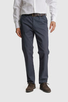CALÇAS ALGODÃO SLIM FIT AZUIS LISAS MR. BLUE