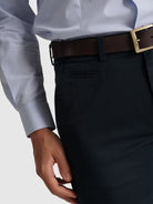 CALÇAS ALGODÃO SLIM FIT AZUIS LISAS MR. BLUE