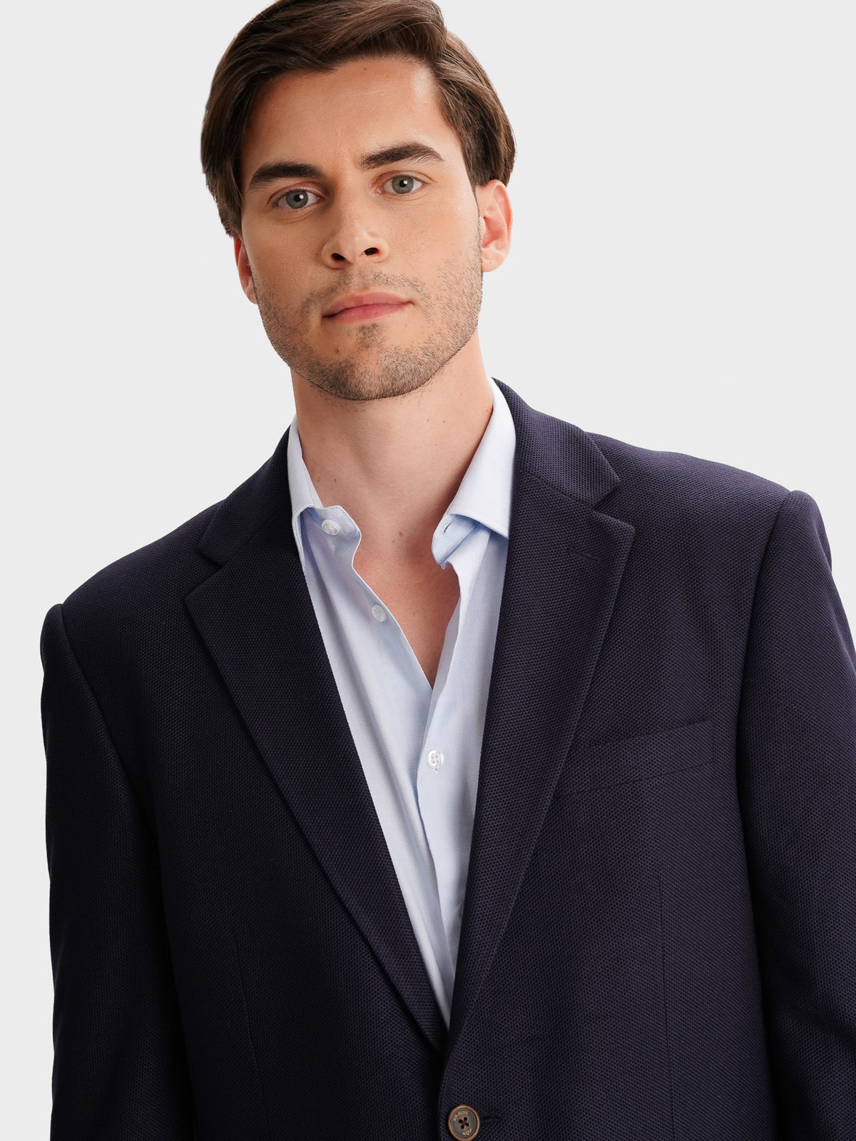 BLAZER OUTROS AZUL LISO MR. BLUE