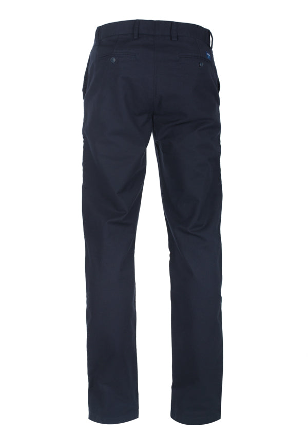 Pantalón chino regular fit algodón azul oscuro - Mr Blue