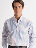 Mr. Blue Regular Fit Oxford Blue Shirt