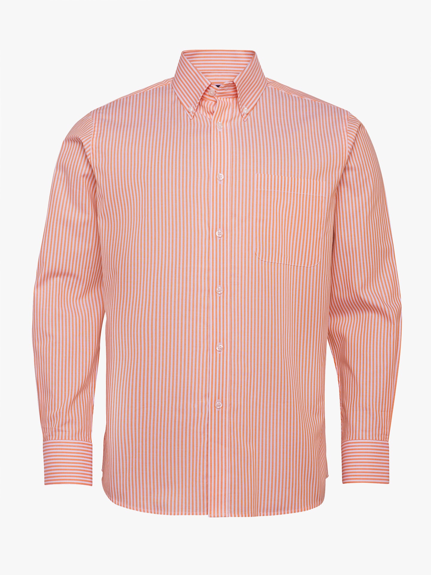 Camisa Oxford Regular Fit Naranja Mr. Blue
