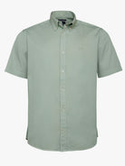 Regular Fit Green Poplin Shirt Mr. Blue