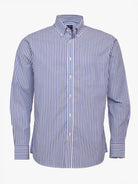 Regular Fit Blue Poplin Shirt Mr. Blue