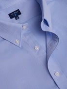 Camisa azul Oxford de corte estándar de Mr. Blue