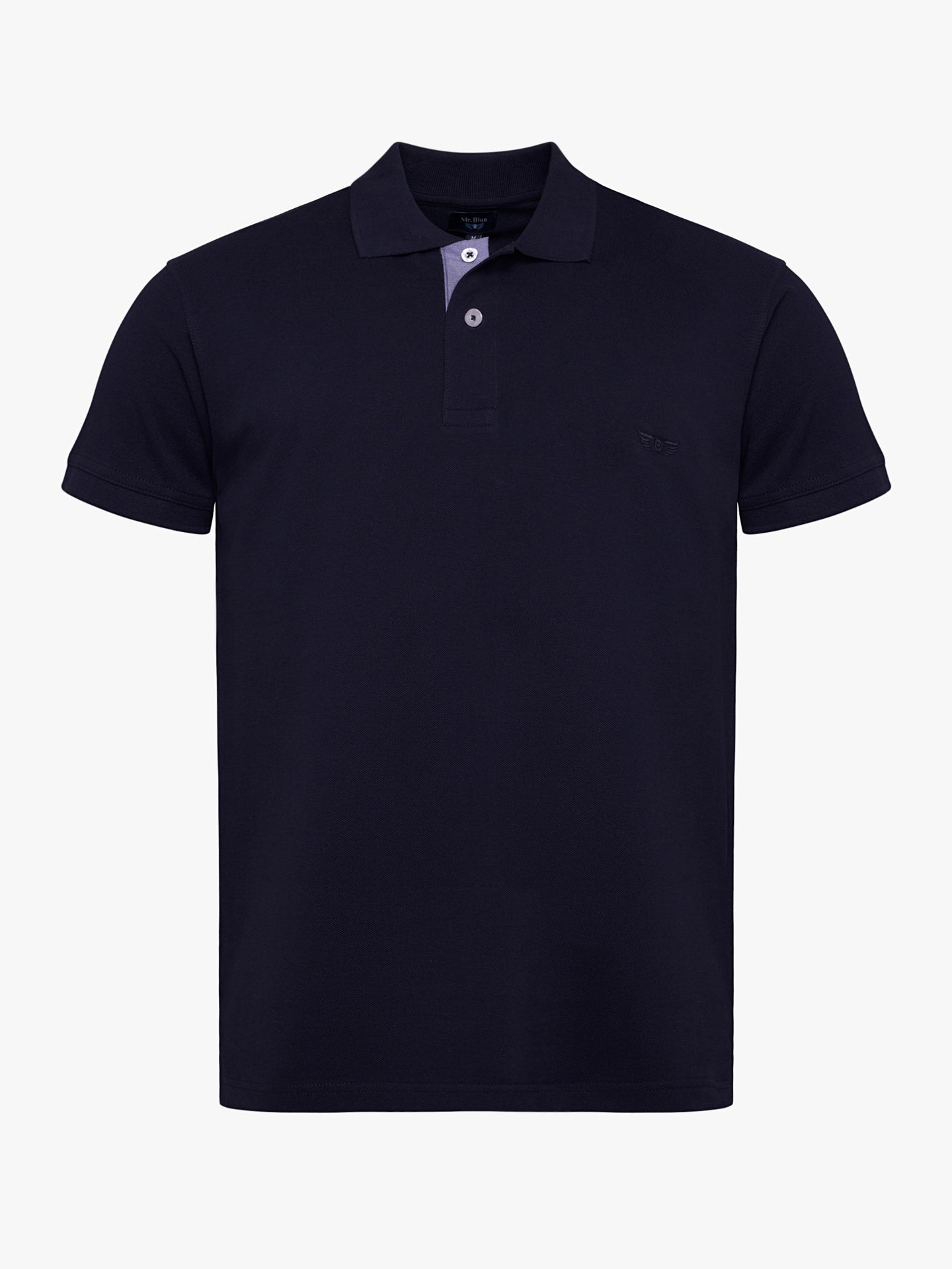 Polo de piqué de corte estándar de Mr. Blue