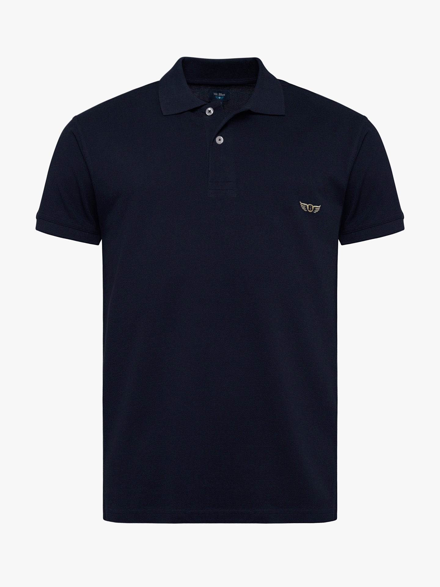 Polo de piqué de corte estándar de Mr. Blue