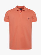 Polo de piquet naranja de corte estándar de Mr. Blue