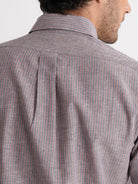 Camisa Regular Fit Lino Azul Mr. Blue