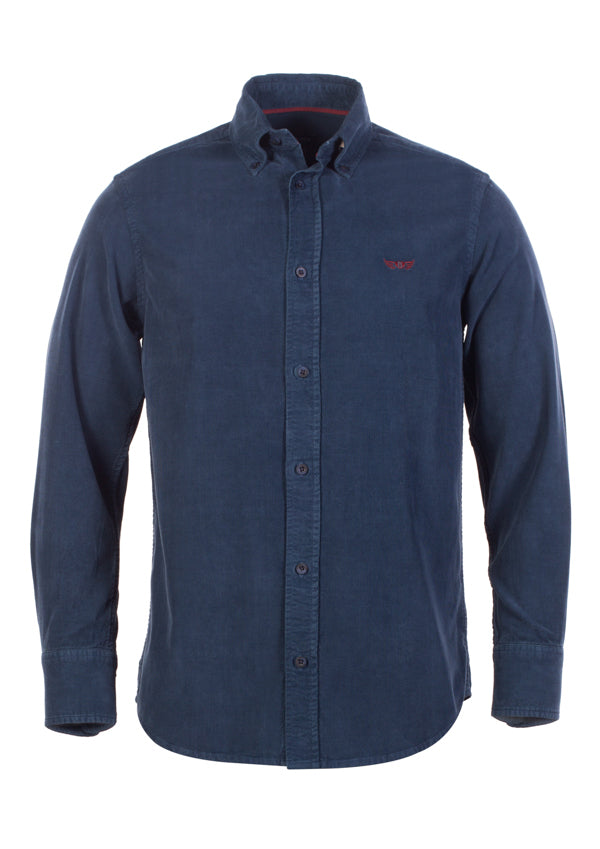 Camisa azul de corte regular de Mr. Blue