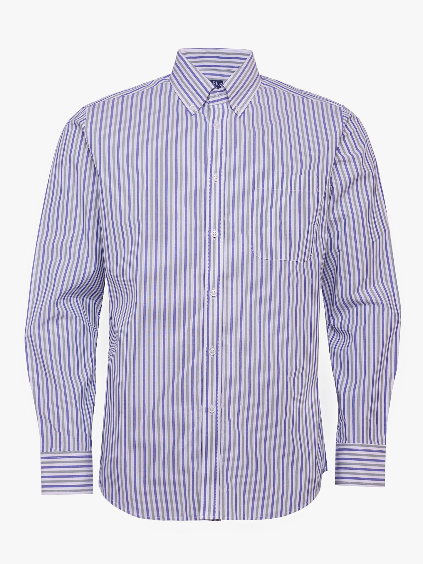 Camisa Popelina Regular Fit Azul Mr. Blue