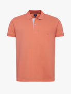 Polo de piquet naranja de corte estándar de Mr. Blue