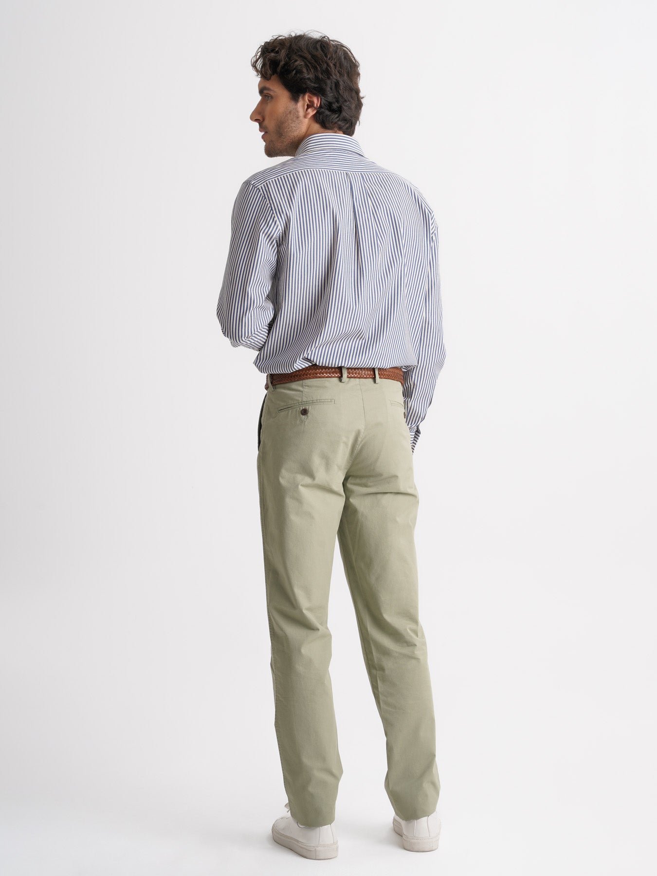 Camisa de sarga de corte estándar de Mr. Blue