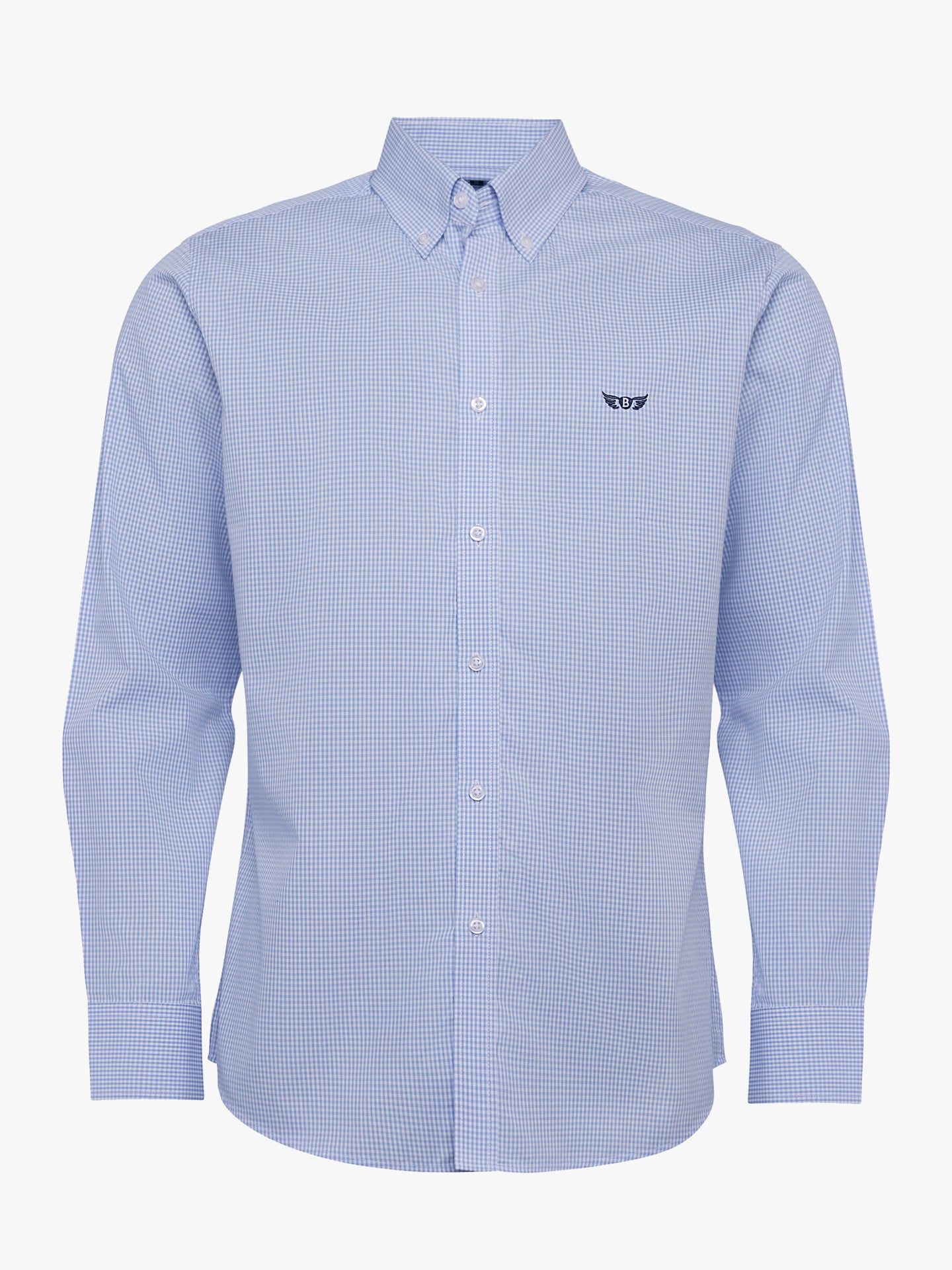 Camisa Popelina Regular Fit Azul Mr. Blue