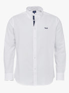 Camisa Oxford Blanca Regular Fit Mr. Blue