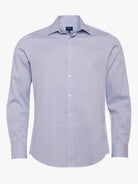 Camisa Slim Fit Dobby Azul Mr. Blue