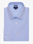 Camisa De Popelina Azul De Corte Clásico Mr. Blue