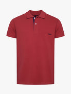 Polo de piquet rojo de corte estándar de Mr. Blue