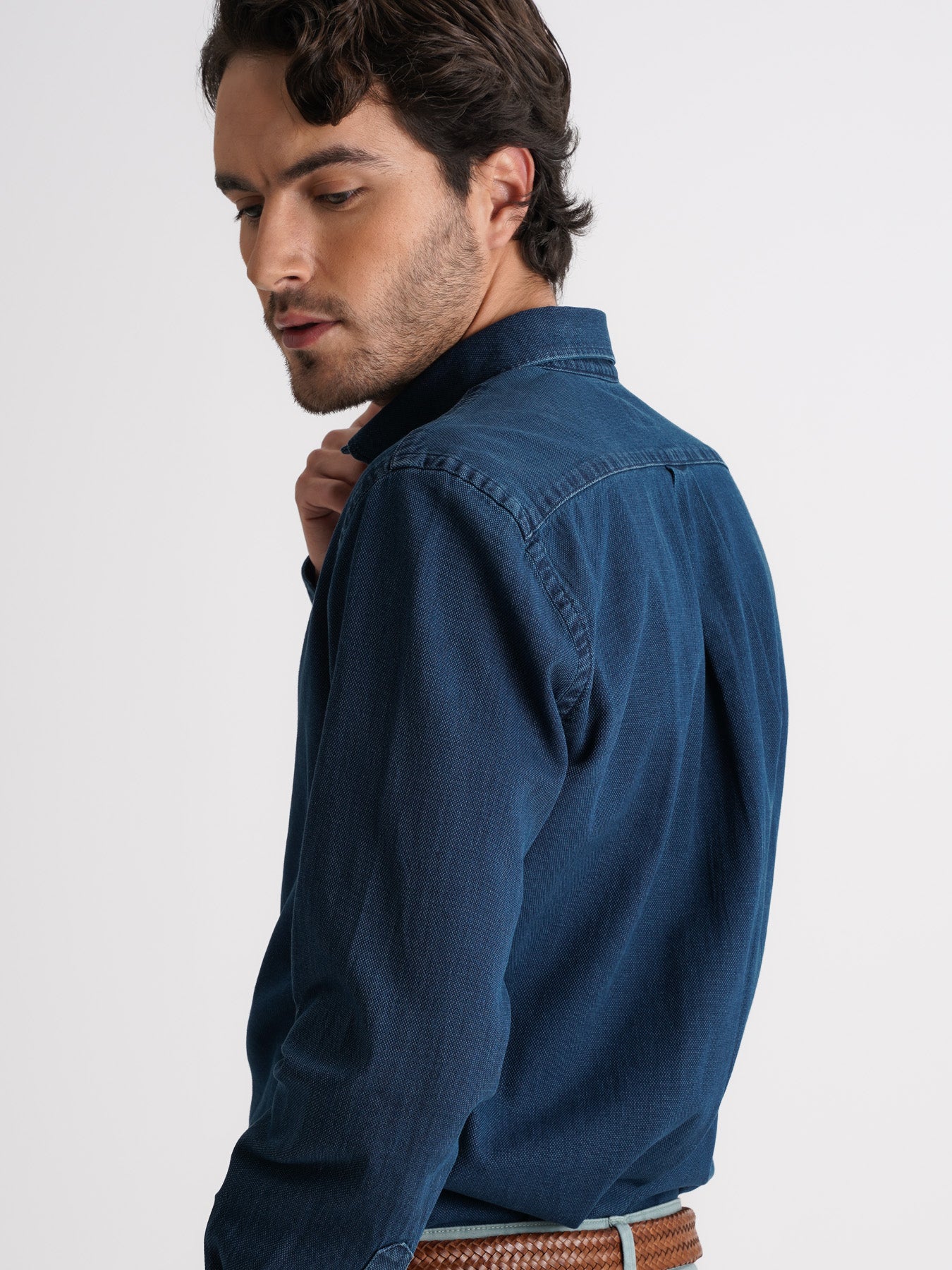 Camisa vaquera de corte estándar de Mr. Blue