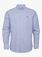 Camisa azul Oxford de corte estándar de Mr. Blue